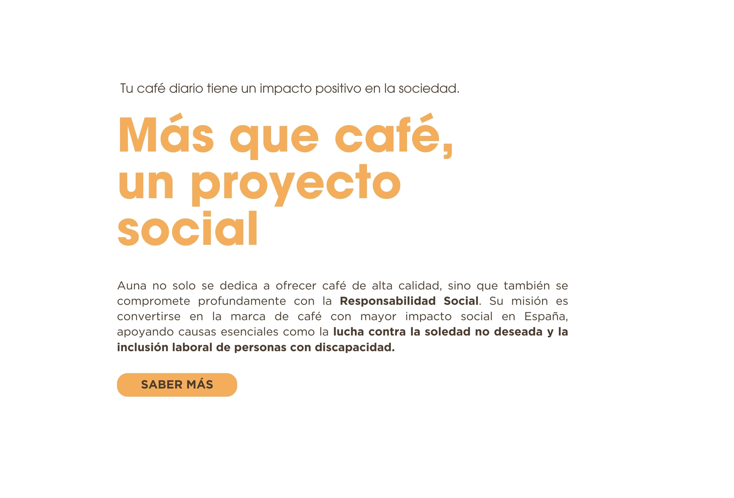 Más que café, un proyecto social.